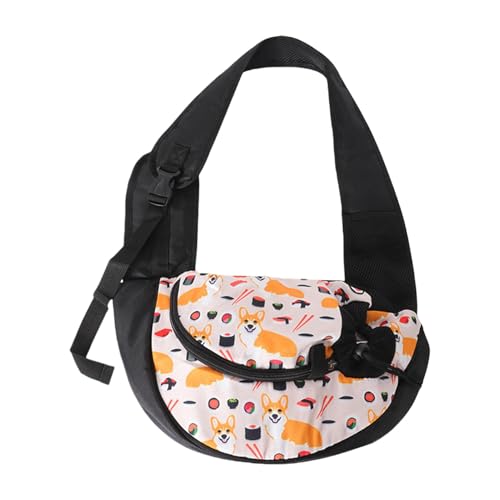 Haustier-Tragetasche, stabile Haustier-Tragetasche, 47 x 29 x 14 cm, leicht, tragbar, verstellbar, atmungsaktiv, Netz-Hundetuch für Camping, Wandern, Reisen und Outdoor Haustier-Tragetasche, stabile Haustier-Tragetasche, 47 x 29 x 14 cm, leicht, tragbar, verstellbar, atmungsaktiv, Netz-Hundetuch für Camping, Wandern, Reisen und Outdoor von Generisch