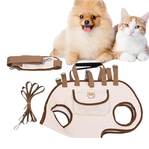 Haustier Transporttasche | Welpentrage für Reisen als Sling Tasche,Haustierzubehör Tragetasche mit Schultergurt, atmungsaktiver wasserdichter Beutel für Katzen und Kätzchen, Outdoor, Wandern und Haustier Transporttasche | Welpentrage für Reisen als Sling Tasche,Haustierzubehör Tragetasche mit Schultergurt, atmungsaktiver wasserdichter Beutel für Katzen und Kätzchen, Outdoor, Wandern und von Generisch