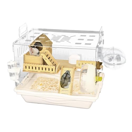 Haustierbeobachtungskäfig - Hamster Lebensraum Klarer Käfig | Transparenter Hamsterlebensraum | Rennmäuseunterkünfte | Atmungsaktives Kleines Haustier -Hauszubehör Für Liebhaber Familien | Hamsterkäfi Haustierbeobachtungskäfig - Hamster Lebensraum Klarer Käfig | Transparenter Hamsterlebensraum | Rennmäuseunterkünfte | Atmungsaktives Kleines Haustier -Hauszubehör Für Liebhaber Familien | Hamsterkäfi von Generisch