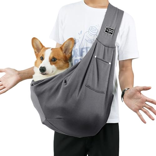 Haustiertasche für Hunde, Reisetasche für Hunde | Tragetasche für Hunde mit Schulterriemen für Welpen, U-Bahn, Spazieren, Wandern von Generisch