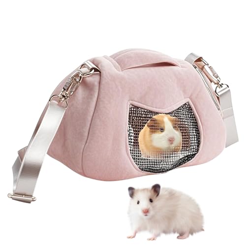 Haustierträger, Hamster Reisekäfig - Kleine Tier Reisetasche - Tragbarer atmungsaktives leichtes Waschbeutel für Hamster Hedgehog Eichhörnchen Haustierträger, Hamster Reisekäfig - Kleine Tier Reisetasche - Tragbarer atmungsaktives leichtes Waschbeutel für Hamster Hedgehog Eichhörnchen von Generisch