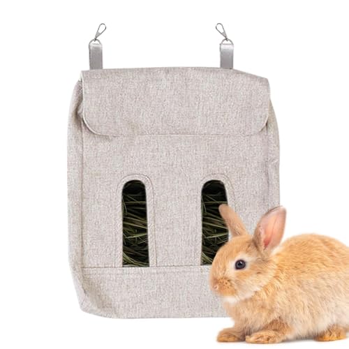 Hay Feeder RABIT - Kaninchen -Futtermittel -Futterbag, Meerschweinchen -Heu -Feeder -Lagerung | Kleinhärtespeicherbeutel, Hängende Heusputterbeutelspeicher Für Hamster Hasen Kleines Tier Haustier von Generisch