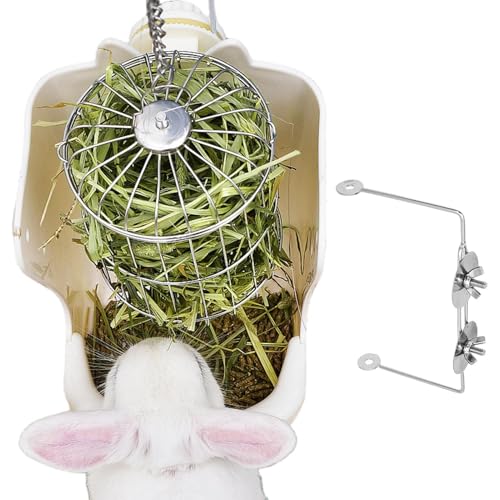 Heuraufe Für Kaninchen,Edelstahl Heuspender Für Hamster | Futterorganizer Mit Aufbewahrung Und Spender Für Kleintiere Wie Hamster Nagetiere Und Wiesenbewohner Heuraufe Für Kaninchen,Edelstahl Heuspender Für Hamster | Futterorganizer Mit Aufbewahrung Und Spender Für Kleintiere Wie Hamster Nagetiere Und Wiesenbewohner von Generisch