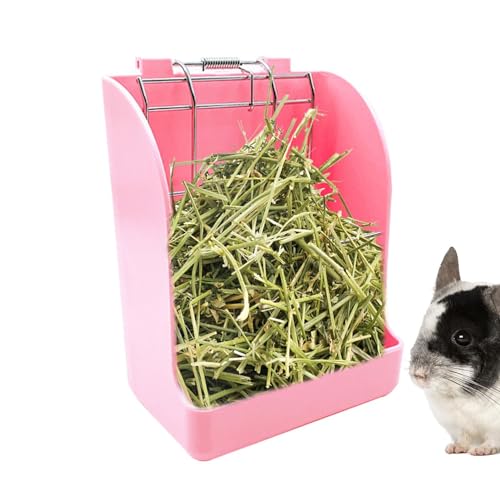 Heuraufe - Heuraufe für Kaninchen und Meerschweinchen | Grashalter Futterständer Futterständer Selbstfütterung Spender für Kleintiere Häschen Heu Halter Käfig Zubehör für Haustiere Heuraufe - Heuraufe für Kaninchen und Meerschweinchen | Grashalter Futterständer Futterständer Selbstfütterung Spender für Kleintiere Häschen Heu Halter Käfig Zubehör für Haustiere von Generisch