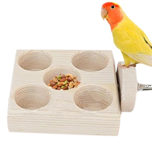 Vogel-Futterbox-Spielzeug, Vogel-Puzzle-Spielzeug-Futterspender | Papageien-Futtersuchspielzeug, Vogelhäuschen-Puzzle - Vogelsitzstangen Stehen für Sittiche, Nymphensittiche, Sittiche, Graup von Generisch