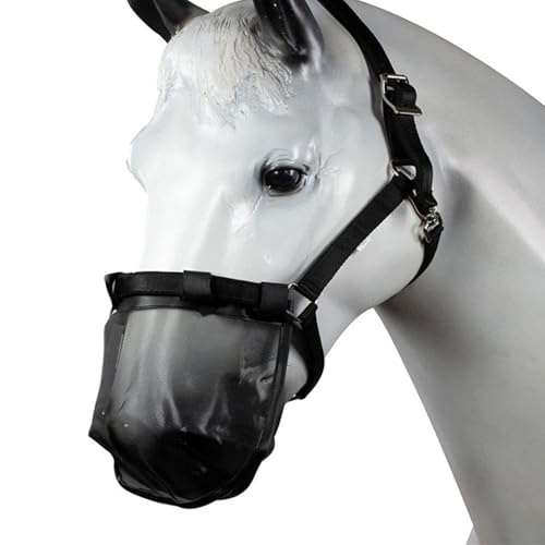 Horse Fly Face Cover Breathable Fly Masque with Nose Cover Ideal for Face Protection Durable Horse Supplies for Keeping Away During Outdoor Activities von Generisch