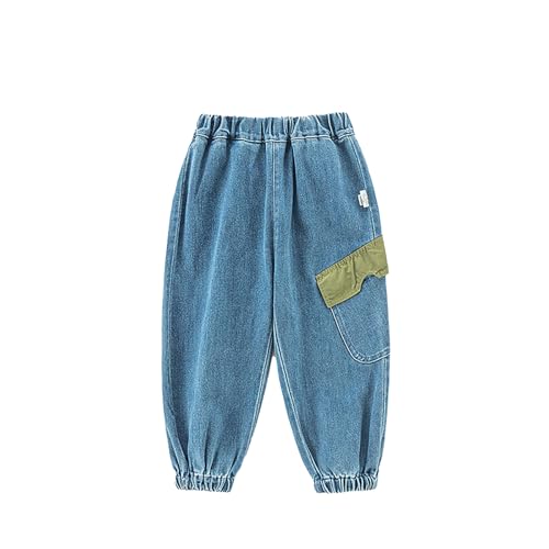 Hosen für Jungen Cargohose Babyhose Unisex mit Elastischer Komfortbund Jogginghose Trainingshose Freizeithose Sweathose Atmungsaktive Sporthose Mode Hosen 2-9 Jahre Alt von Generisch