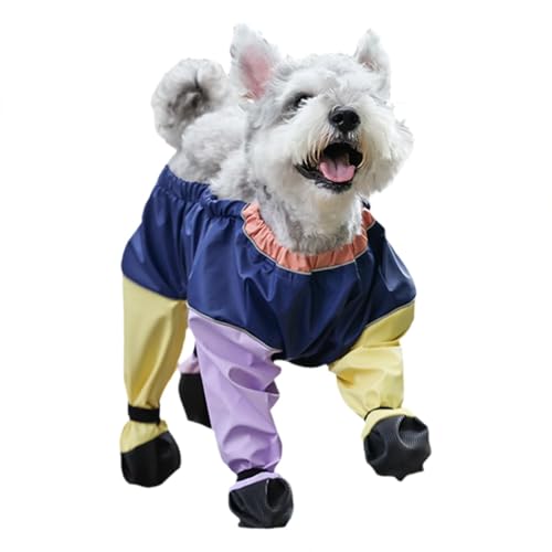 Hosenträgerstiefel für Hunde, wasserdichte Hundestiefel mit Hosenträgern, rutschfeste Hundeschuhe, Leggings, Haustier-Hundeschuhe mit verstellbaren Trägern, Hosenträger-Leggings für den Außenbereich von Generisch