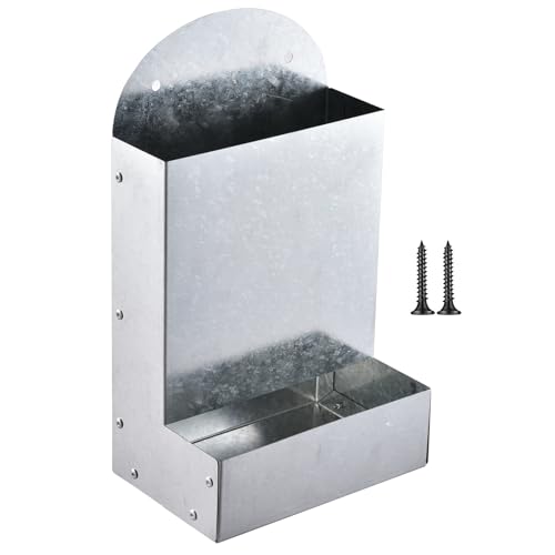 Hühner-Austernschalen-Futterstation – Tragbarer Geflügelstreu-Spender, robuster automatischer Futterspender für Enten, Hühner, Hühner, Outdoor-Futterzubehör für Kalzium, Mineralien, Austernschale Hühner-Austernschalen-Futterstation – Tragbarer Geflügelstreu-Spender, robuster automatischer Futterspender für Enten, Hühner, Hühner, Outdoor-Futterzubehör für Kalzium, Mineralien, Austernschale von Generisch