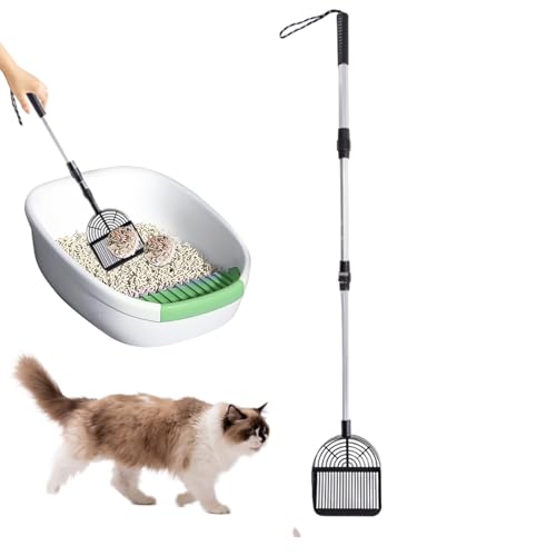 Hühnerstall Schaufel - Robuste Verstellbare Katzenstreu Schaufel - Ergonomischer KOT Aufnehmer für Käfig Stall Hühnerstall Pferdebox Wohnung Hühnerstall Schaufel - Robuste Verstellbare Katzenstreu Schaufel - Ergonomischer KOT Aufnehmer für Käfig Stall Hühnerstall Pferdebox Wohnung von Generisch