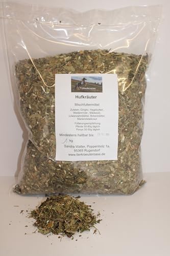 Huf Kräuter 1kg, Pferd, Pony, geschnittene Kräuter von Generisch