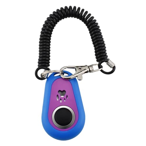 Hund Clicker - Welpen Training Clicker Zweifarbiges Hilfsmittel - Verhaltensunterstützung Mit Handgelenkband, Ovales Design Für Kleine, Mittelgroße Und Große Hunderassen Hund Clicker - Welpen Training Clicker Zweifarbiges Hilfsmittel - Verhaltensunterstützung Mit Handgelenkband, Ovales Design Für Kleine, Mittelgroße Und Große Hunderassen von Generisch