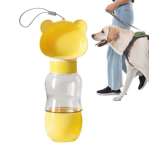 Hund Wasserflasche | Wasserflasche mit Futterbehälter - Auslaufsicherer Behälter Cartoon Schüssel für Camping Auto Wandern Park Home Walking Outdoor Abenteuer Hund Wasserflasche | Wasserflasche mit Futterbehälter - Auslaufsicherer Behälter Cartoon Schüssel für Camping Auto Wandern Park Home Walking Outdoor Abenteuer von Generisch