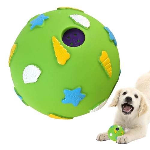 Hunde Kauspielzeug Bälle, Haustier Hund Quietschender Molar Ball Spielzeug, Robuste Struktur Interaktives Hundespielzeug für Kleine und Mittlere Hunde von Generisch