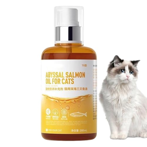 Hunde Lachsöl,200ml Nahrungsergänzung Für Hunde | Hochkonzentriertes Reines Tierbedarf, Schnell Wirksame Hundeergänzung Für Kätzchen Welpen Tägliches Wohlbefinden Hunde Lachsöl,200ml Nahrungsergänzung Für Hunde | Hochkonzentriertes Reines Tierbedarf, Schnell Wirksame Hundeergänzung Für Kätzchen Welpen Tägliches Wohlbefinden von Generisch