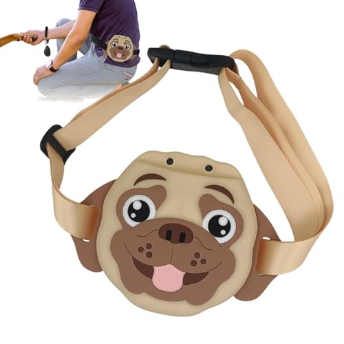 Hunde-Leckerli-Beutel,Welpen-Leckerli-Beutel | Haustier-Snack-Belohnungstasche aus Silikon, auslaufsicher, in Hundeform,Pet Goodie Magnetverschluss mit verstellbarem Gürtel, Hüfttasche für Welpenreise Hunde-Leckerli-Beutel,Welpen-Leckerli-Beutel | Haustier-Snack-Belohnungstasche aus Silikon, auslaufsicher, in Hundeform,Pet Goodie Magnetverschluss mit verstellbarem Gürtel, Hüfttasche für Welpenreise von Generisch