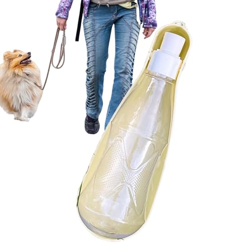 Hunde-Reisewasserflasche, Haustier-Wassertrinkflasche | 450 ml Wasserflaschenspender für Hunde | Trinkbecher für Haustiere im Freien zum Wandern, Camping, Spazierengehen von Generisch