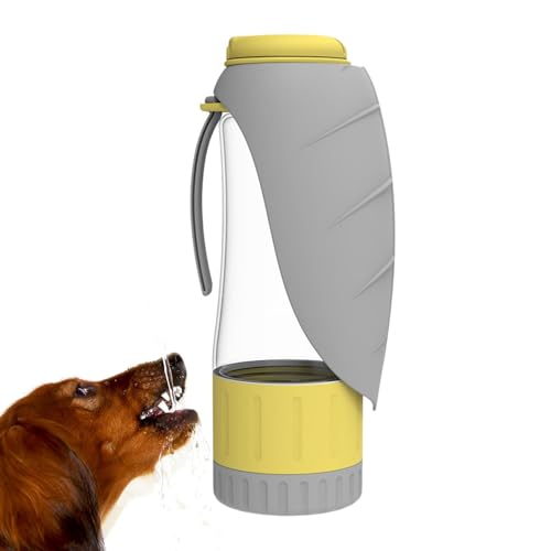 Hundeflasche Wasserspender, 300 ml tragbare Hundewasser-Trinkflasche, Haustier-Wasserflaschen zum Spazierengehen, Reise-Wassernapf für Katze, Kaninchen, Welpen von Generisch