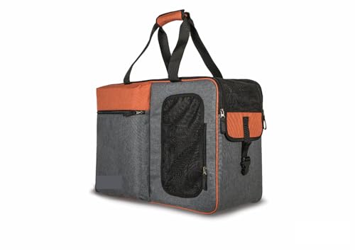 Annitaño - Premium Hundeflugtasche 55x40x23 cm - EUWI - Wasserdicht und belastbar bis 12 kg - Komfortable Reise-Tragetasche für Hunde von Generisch