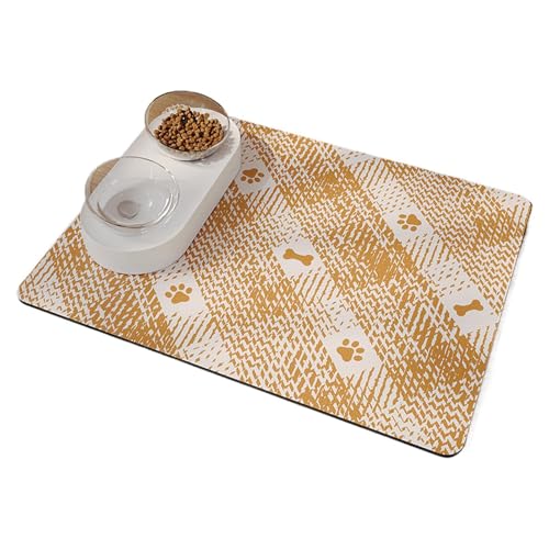 Hundefuttermatte, saugfähige Futtermatte für Haustiere, Schnell trocknende Wasserspendermatte für Hunde, Saugfähige Futtermatten für Hunde und Katzen, wasserdichtes Haustier-Tischset, schnell trocknen Hundefuttermatte, saugfähige Futtermatte für Haustiere, Schnell trocknende Wasserspendermatte für Hunde, Saugfähige Futtermatten für Hunde und Katzen, wasserdichtes Haustier-Tischset, schnell trocknen von Generisch