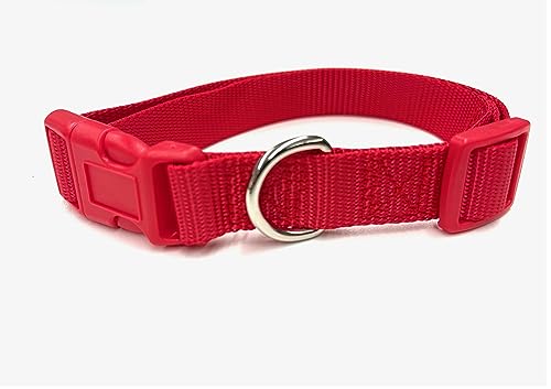 Hundehalsband, Nylon (XS, Rot) von Generisch