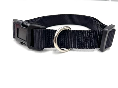 Hundehalsband, Nylon (XS, Schwarz) von Generisch