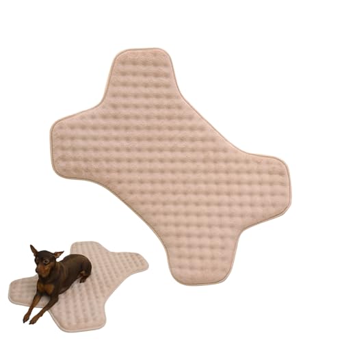 Hundehütten-Pad, maschinenwaschbar, Welpenmatratze, 71 x 49 cm, niedliche Knochenform, rutschfestes, kaufestes Haustierbett, ultraweiches Schlafen für Kisten, Zwinger, Wohnzimmer Hundehütten-Pad, maschinenwaschbar, Welpenmatratze, 71 x 49 cm, niedliche Knochenform, rutschfestes, kaufestes Haustierbett, ultraweiches Schlafen für Kisten, Zwinger, Wohnzimmer von Generisch