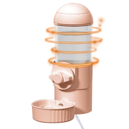 Hundekäfig-Wasserflaschenspender, 500 ml, beheizter Käfig-Wasserspender – USB-Haustierkäfig, hängender Haustier-Wasserspender für Katzen und Hunde Hundekäfig-Wasserflaschenspender, 500 ml, beheizter Käfig-Wasserspender – USB-Haustierkäfig, hängender Haustier-Wasserspender für Katzen und Hunde von Generisch