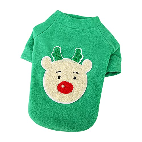 Hundekleid Welpenrock Hundeprinzessin Kleider Ballett Weihnachten Haustierkleidung Katze Hund Haustier Fleece Koralle Kleidung Zweibeiniger Kostümrock Fahrradanhänger Und Für Hunde (a-Green, L) von Generisch