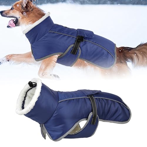 Hundemantel Mit Beinen Wintermantel für Hunde, Hundejacke für kaltes Wetter mit Polsterung, Hundeweste mit integrierter Warmer Haustierkleidung, Hundebekleidung mit Reißverschluss auf (F, One Size) von Generisch