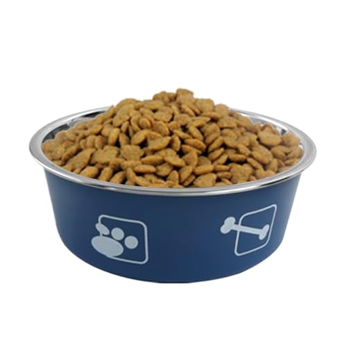 Hundenäpfe aus Edelstahl – bedruckte Katzen-Edelstahlnäpfe – rutschfeste Haustierschalen für Welpen, Frettchen, Zuhause, Hof, Terrasse, Zwinger, Outdoor, Kiste, Bauernhof, Auto, Senior Hundenäpfe aus Edelstahl – bedruckte Katzen-Edelstahlnäpfe – rutschfeste Haustierschalen für Welpen, Frettchen, Zuhause, Hof, Terrasse, Zwinger, Outdoor, Kiste, Bauernhof, Auto, Senior von Generisch