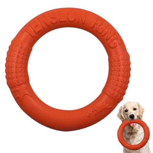 Hunderingspielzeug | Haustierfliegende Scheiben Eva-Trainingsring Hundespielzeug | Wurf- und Apportierspielzeug | Interaktiver Trainingsring für Hunde | Kauspielzeug für Hunde | Hundering für von Generisch
