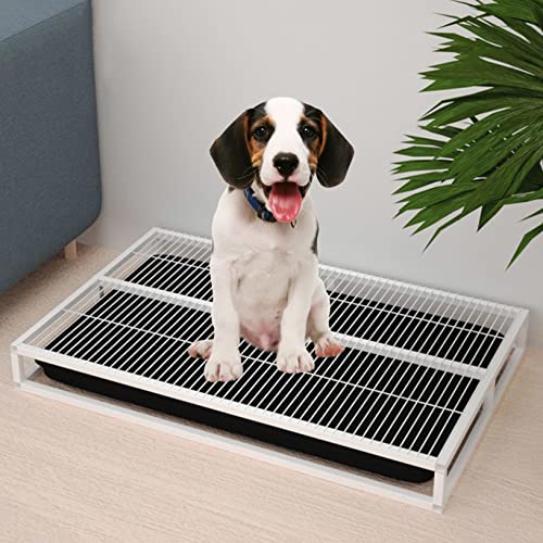 Hundetöpfchentrainingstablett – tragbare Indoor-Hundetoilette für den Innenbereich, ideal für Welpen und kleine Hunde Hundetöpfchentrainingstablett – tragbare Indoor-Hundetoilette für den Innenbereich, ideal für Welpen und kleine Hunde von Generisch
