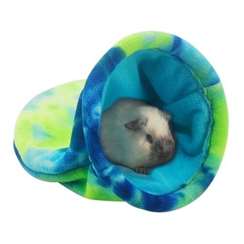 Igelbett - Kleintierfell | Kuschelhöhle Für Frettchen, Weiches Hamsterhausbett, Kaninchenfellbett, Hamsterschlafbett, Fleece-Hamsterschlafsack, Kleintierbett, Winternest Für Rennmäuse, Eichhörnchen, I von Generisch