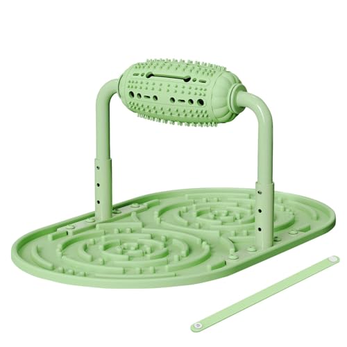 Interaktives Hundespielzeug mit Leckerli-Ausgabe, Interaktiver Futterautomat für Hunde | Leckage-Rollerspielzeug für Haustiere - Silikonmatte Slow Cat Dog Feeder Bowl Dog Pet Toy Feeder Dispenser Toy von Generisch