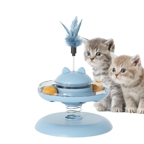 Interaktives Katzenspielzeug, Katzenfutterspender, Track-Spielzeug, Katzen-Leckerli-Spender-Ball, Leckerli-Spender, Katzenspielzeug, Tumblerr Teaser, Katzenspielzeug mit neckendem Federstab, Interaktives Katzenspielzeug, Katzenfutterspender, Track-Spielzeug, Katzen-Leckerli-Spender-Ball, Leckerli-Spender, Katzenspielzeug, Tumblerr Teaser, Katzenspielzeug mit neckendem Federstab, von Generisch