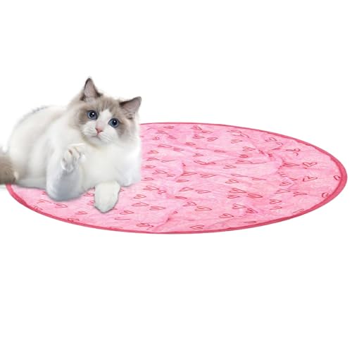 Interaktives Katzenspielzeug Ball Untermatte - Gitarre Katzenspiel Rosa Kätzchen Übungsspielzeug | Langeweile Relief Katzenspielzeug, Interaktives Spielzeug für Katzenkäfig, Katzenboxen, Katze von Generisch