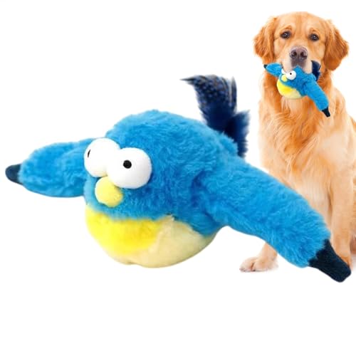 Interaktives Vogelspielzeug für Katzen, Simulation Flying Bird Toy für Innenkatzen | Automatischer Flapping -Vogel -Neckstock - Leuchtende Farben necken Spielzeug für Hunde, Kätzchen und andere kleine von Generisch