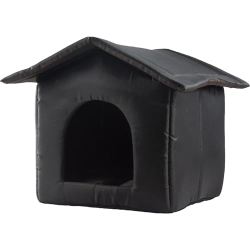 Isoliertes Katzenhaus für den Winter im Freien,Isoliertes Katzenhaus für den Außenbereich - Wasserdichtes Oxford-Stoff-Katzenhaus, Tierheim - Geschlossenes Hundehaus, Rutschfester Boden, Katzenhäuser Isoliertes Katzenhaus für den Winter im Freien,Isoliertes Katzenhaus für den Außenbereich - Wasserdichtes Oxford-Stoff-Katzenhaus, Tierheim - Geschlossenes Hundehaus, Rutschfester Boden, Katzenhäuser von Generisch