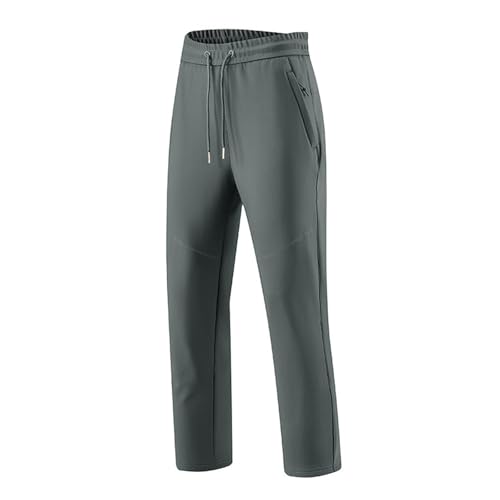 Jogginghose Damen Lang Mit Kordelzug wasserdichte Sporthose Einfarbig Bequeme Elastische Thermohose Weite Beine Hosen Weich Casual Warme Sweatpants Für Sport Gym Fitness Freizeit von Generisch