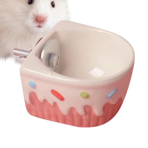 Käfig-Hundenapf, Käfignäpfe für Kleintiere - Igelkäfig-Futternapf für Haustiere,Kleine Futternäpfe für Chinchillas, Zuckergleiter, Hamster, Streifenhörnchen von Generisch