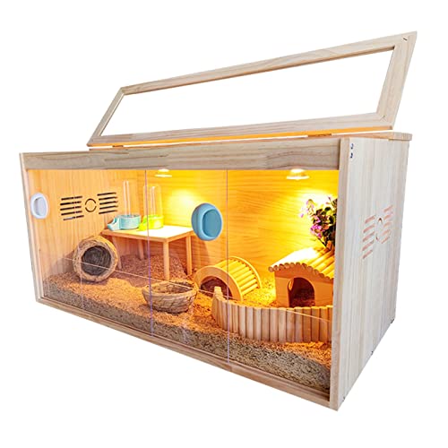 Kaninchen-Futterbox – Ideal für Kaninchen, Meerschweinchen – Einfach zu montieren & zu reinigen – Rutin Hamsterkäfig & Kleintier-Lebensraum von Generisch