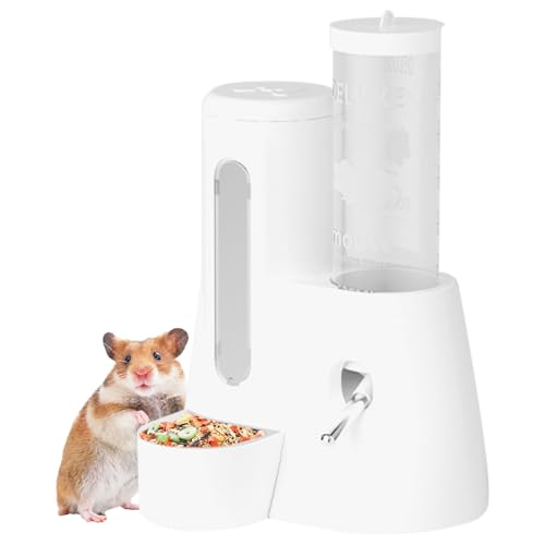 Kaninchen Tränke | Kleintier Trinkflasche Tropffrei Mit Futternapf - Stehender Futter- & Wasserspender Für Kleintiere Wie Kaninchen, Mäuse & Chinchillas Kaninchen Tränke | Kleintier Trinkflasche Tropffrei Mit Futternapf - Stehender Futter- & Wasserspender Für Kleintiere Wie Kaninchen, Mäuse & Chinchillas von Generisch