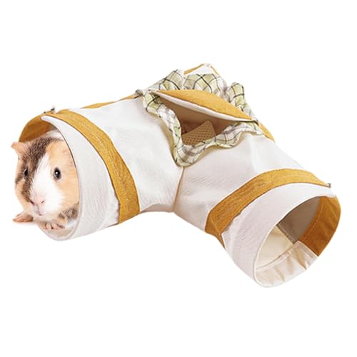 Kaninchentunnel für Indoor-Hasen - Verstecknest Hamsterrohr - Frettchentunnel Spieltunnel, Kaninchentunnel Haustierspielzeug, Hamstertunnel für Zwergkaninchen, Meerschweinchen, Kätzchen von Generisch