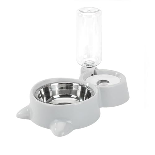 Katze Hund Feeder Wasser Futternapf Set Hunde Katzen Edelstahl Automatischer Wasserspender Doppelte Haustier Schalen Flasche für Kleine Mittlere Hund Katze Katze Hund Feeder Wasser Futternapf Set Hunde Katzen Edelstahl Automatischer Wasserspender Doppelte Haustier Schalen Flasche für Kleine Mittlere Hund Katze von Generisch