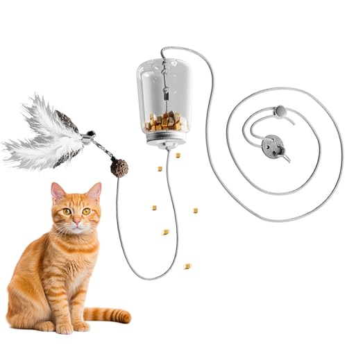 Katzen-Leckerli-Spielzeug, interaktives Katzenspielzeug, Leckerli-Spender, Langeweile, langsames Füttern, Spiele, Stimulation, Snack-Futterspender für Kätzchen, drinnen und draußen, Haustierfütterung Katzen-Leckerli-Spielzeug, interaktives Katzenspielzeug, Leckerli-Spender, Langeweile, langsames Füttern, Spiele, Stimulation, Snack-Futterspender für Kätzchen, drinnen und draußen, Haustierfütterung von Generisch