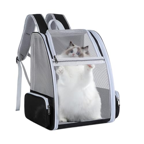 Katzen-Reiserucksack, Hundetrage-Rucksack | Atmungsaktive Mesh-Hundetragetasche | Belüfteter Ausflugsrucksack, tragbarer Welpen-Rucksack für Reisen von Generisch