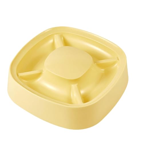 Katzen-Slow-Feeder,Katzen-Slow-Feeder-Nassfutter - Auslaufsicherer Slow Bowl Pet Slow Feeder mit höheren Kanten,Sicheres interaktives Welpentraining verhindert übermäßiges Fressen bei kleinen Hunden u von Generisch