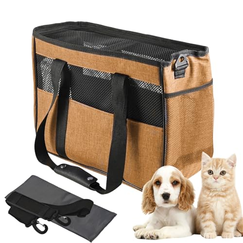 Katzen Transporttasche - Multifunktionstasche Für Tiere Outdoor Transport | Flexible Schultertragetasche Atmungsaktiv Für Spaziergänge Reise Camping Urlaub Ferien Outdoor Katzen Transporttasche - Multifunktionstasche Für Tiere Outdoor Transport | Flexible Schultertragetasche Atmungsaktiv Für Spaziergänge Reise Camping Urlaub Ferien Outdoor von Generisch