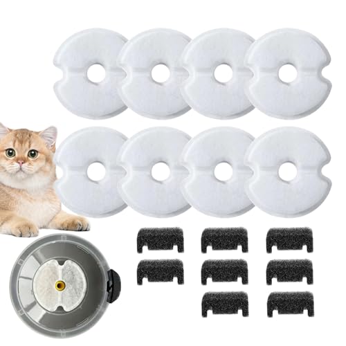 Katzen Trinkbrunnen Filter - Ersatzfilter Für Haustier Trinkbrunnen,Sicherer Einstellbarer Ersatz Filtration Für Kitten Hund Haustiere Trinkwasser Katzen Trinkbrunnen Filter - Ersatzfilter Für Haustier Trinkbrunnen,Sicherer Einstellbarer Ersatz Filtration Für Kitten Hund Haustiere Trinkwasser von Generisch